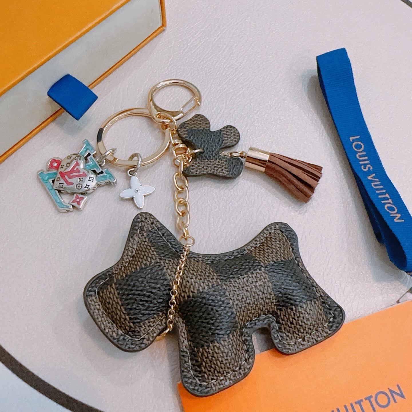 Louis Vuitton Monogram Bear Keychain